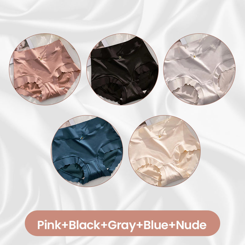 💥 BUY 1 GET 3 FREE 💥 Premium Satin Antibacterial Moisture-absorbing Panties ❤️