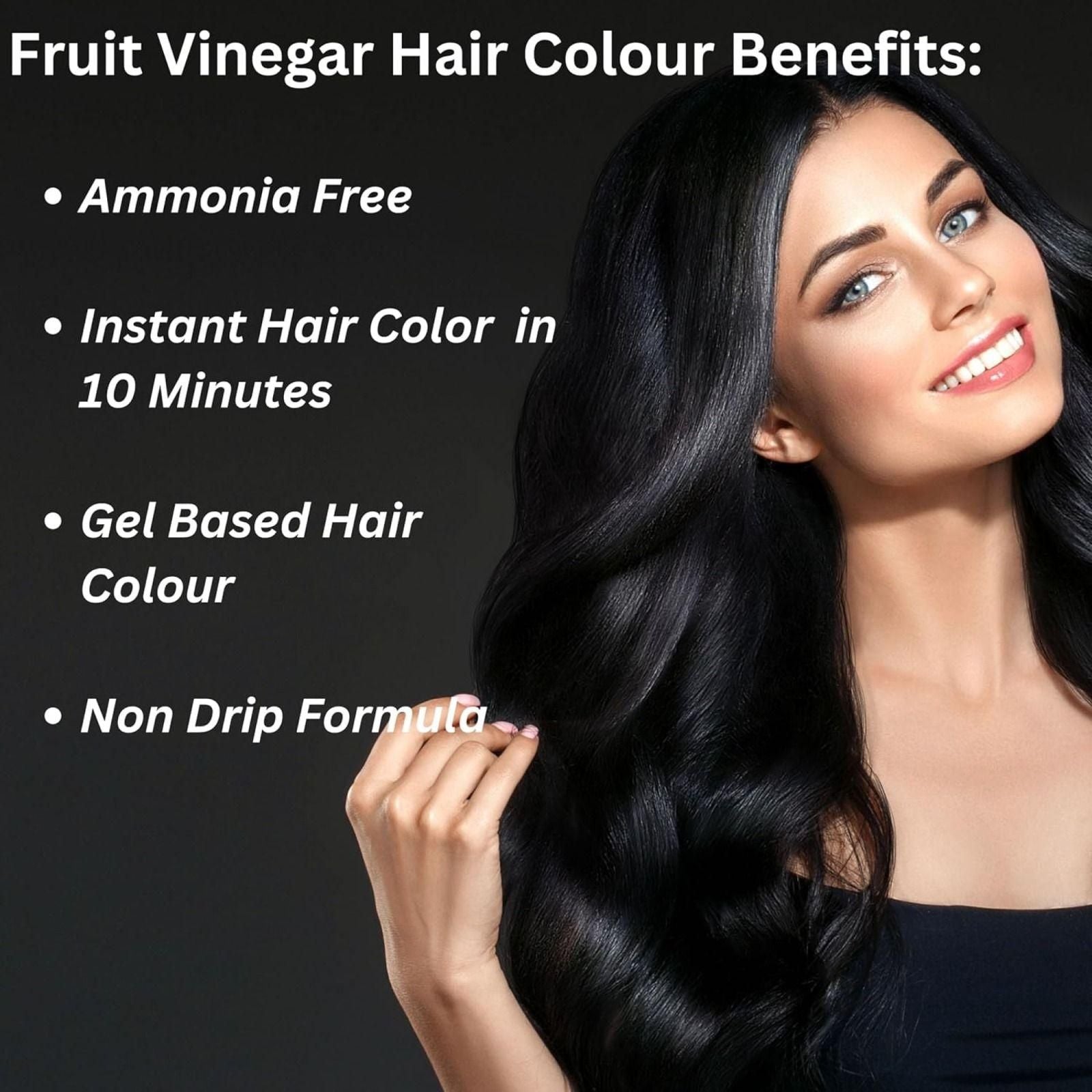 ✅  Certified Fruit Vinegar Gel Based Hair Colour | BUY 1 GET 1 FREE  ✅