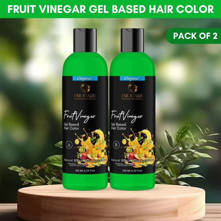 ✅  Certified Fruit Vinegar Gel Based Hair Colour | BUY 1 GET 1 FREE  ✅