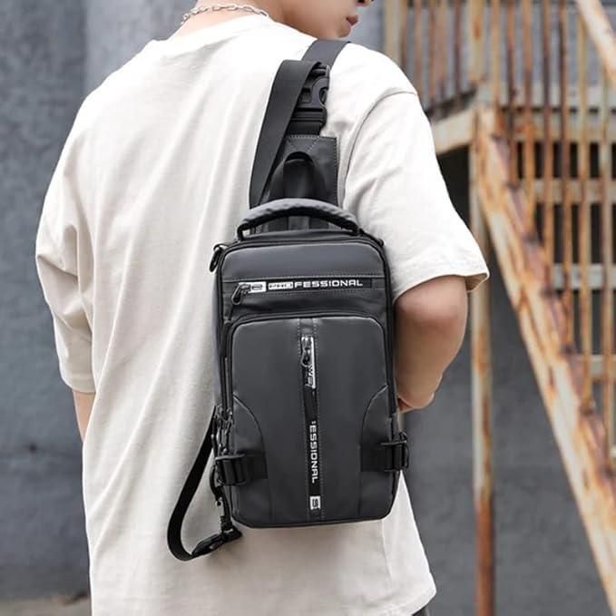 New Men's Anti Theft Multifunctional Crossbody Travel Shoulder Backpack